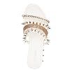 Cape Robbin Women's Spike Studded Slide Sandals Open Toe Slip On Flat Summer Beach Shoes (Xtreme)