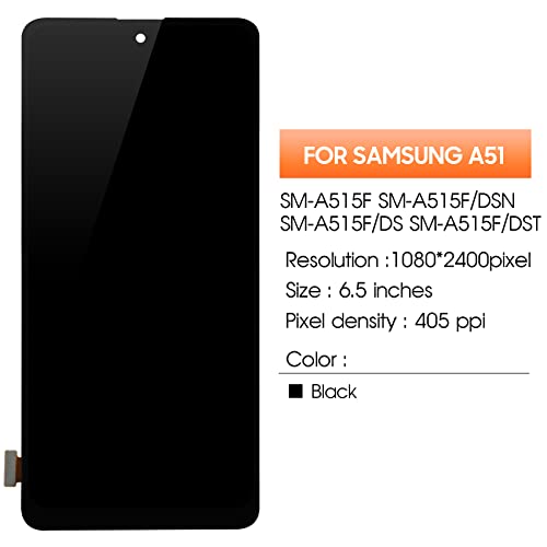 Écran LCD pour Samsung A51 4G tactile noir : résout les bugs de lignes noires - 2