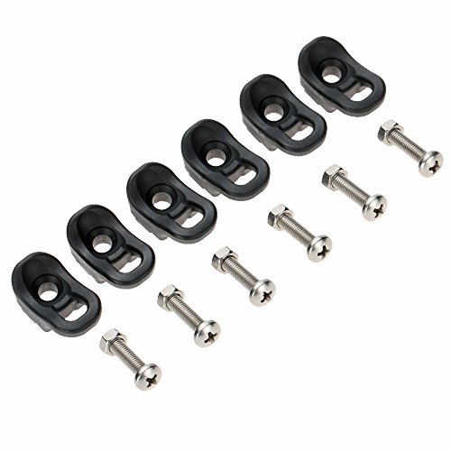 LIANGYAN 6pcs caiaque ilhós Kit fixo na parte superior para proteger o Deck Deck de segurança linha