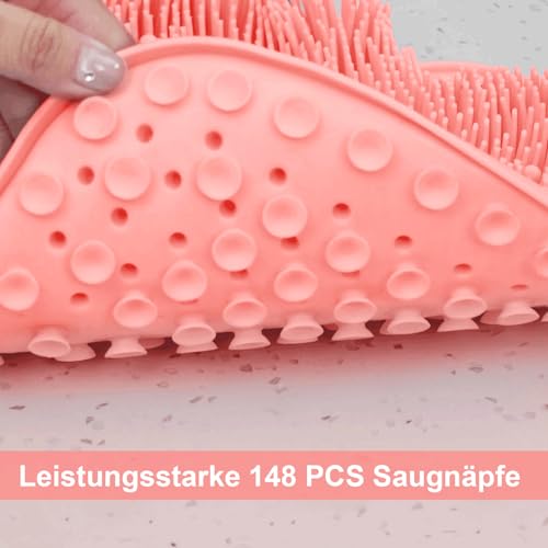 BESKAR Großes Fußbürste für Massage & Fußreinigung | Fußwäscher Fuss Wäscher Bath Massage Pad mit Rutschfesten Saugnäpfen | Reinigt, Massiert Ihre Füße Ohne Bücken 4