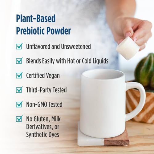 Nordic Naturals Nordic Flora Prebiotic Powder, 204 Grams - Unflavored Prebiotic Powder - 30 Servings - image 4