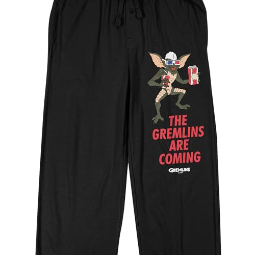 Gremlins Gremlins are Coming Men's Black Sleep Pajama Pants2