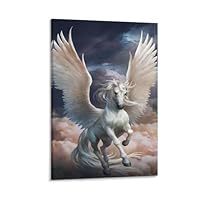 ペガサス絵画 Amazon.co.jp: ファンタジー風ペガサス・アートポスター プリント