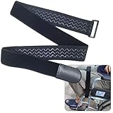 Wheelchair Thigh Leg Strap Wheelchair Strap Seat Belt Leg Support Strap for Elderly Dementia Paralysis Parkinson's Wheelchair Thigh Strap Leg Straps for WheelchairWheelchair Leg Protection Belt (2)