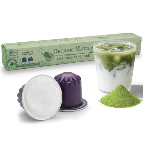 Eastsign capsules matcha cérémonie, bio USDA, 10 pièces