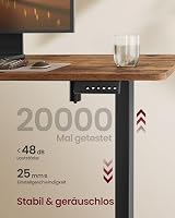 SONGMICS Höhenverstellbarer Schreibtisch 180 x 80 cm – Ansicht 4