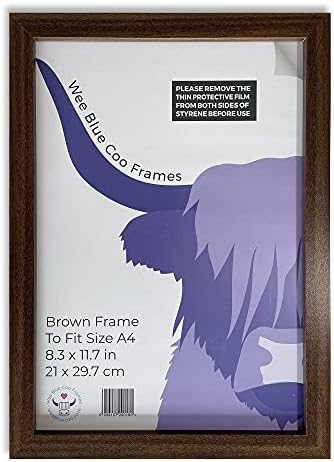 Black A4 Picture Frame For Art Print Poster Photo or Certificate