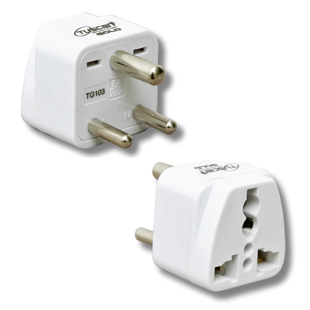 Hi-PLASST USA to India Converter Plug Charger with Universal Socket (Pack of 2) (B07YBFRMC2) Amazon Price History, Amazon Price Tracker
