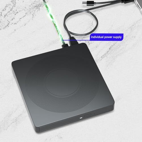 Lecteurs de disque externes pratiques 6 en 1 pour PC portable et gravure CD DVD - 4
