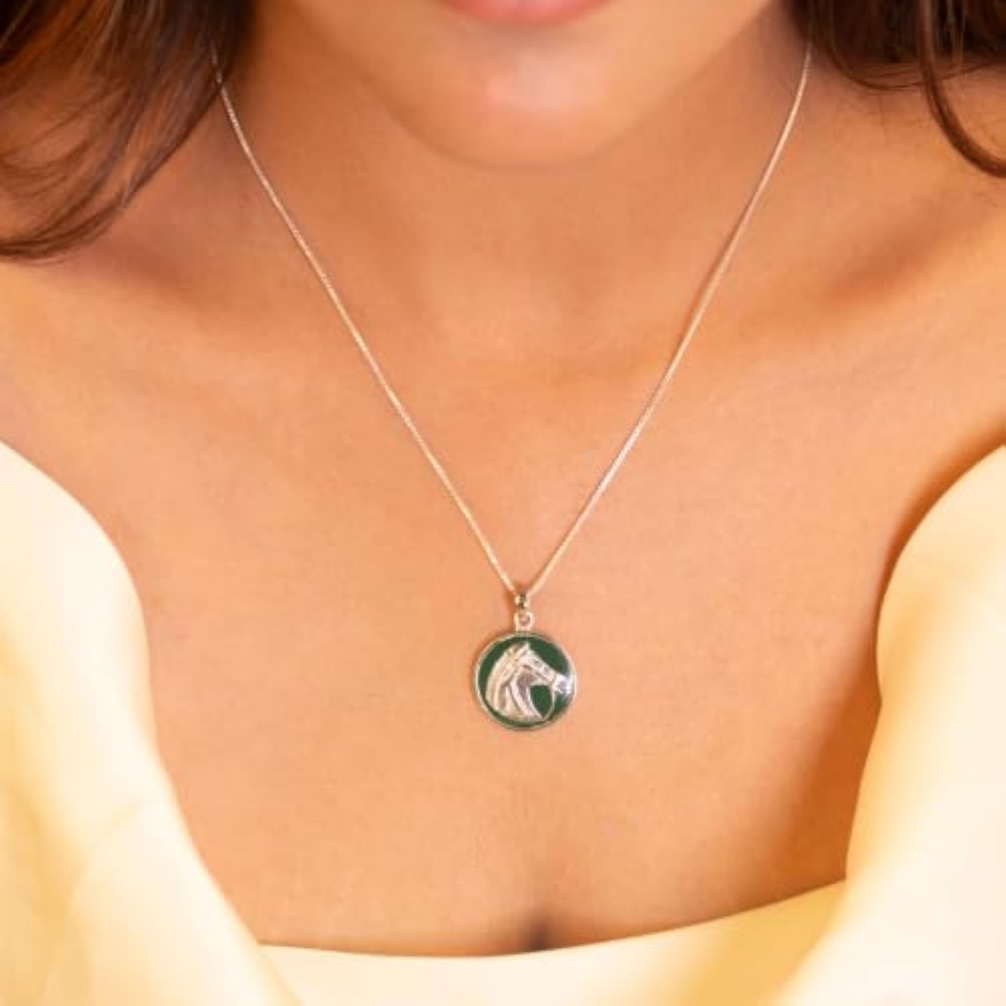 Women's 925 Imperial Stallion Necklace, Gift Idea