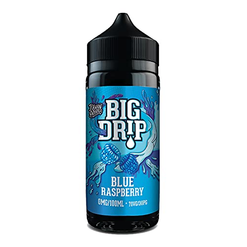 Big Drip Blue Raspberry 100ml Shortfill Liquid by Doozy Vape