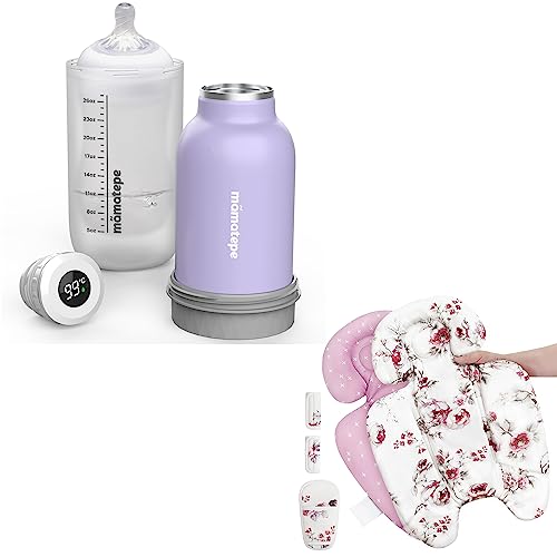Image of Mamatepe Upgrade Bottle Warmer on The go Portable Baby Milk Warmer for Travel, Bundle with Infant Insert Compatible with 4moms Mamaroo RockaRoo & Graco DuetSoothe Swing