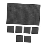 kowaku Treadmill Mat Pad Silicone Pad Soundproof Equipment Mat Treadmill Cushion for Rowing Machine Weight Benches Bike Walking Pads