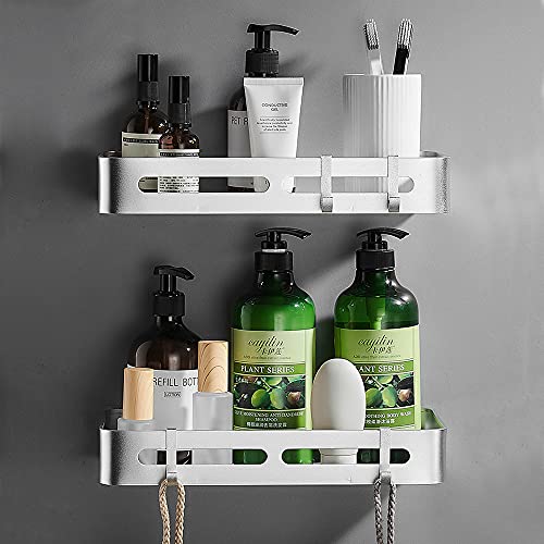 DMAXUN Confezione da 2 mensole da bagno per box