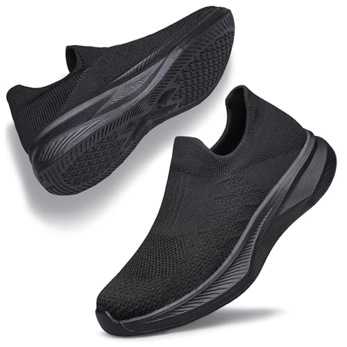 Women's Slip On Walking Shoes Comfortable Lightweight Breathable Socks Shoes Casual Mesh Tennis Gym Running Sneakers