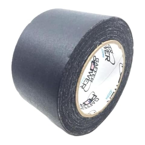 Gaffer Power Real Professional Premium Grade Gaffer Tape Made in The USA - Heavy Duty Gaffers Tape - Non-Reflective - Multipurpose - Better Than Duct Tape! 3 Inch X 30 Yards - Black Cover