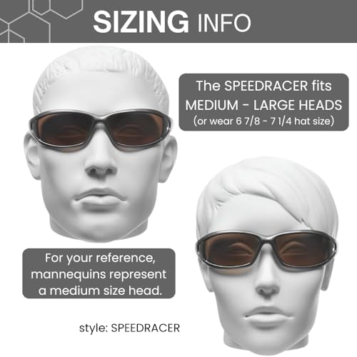 Image of proSPORT Blue Light Reducing High Definition HD Lens Sunglass TR90 Sport Frame Men Women
