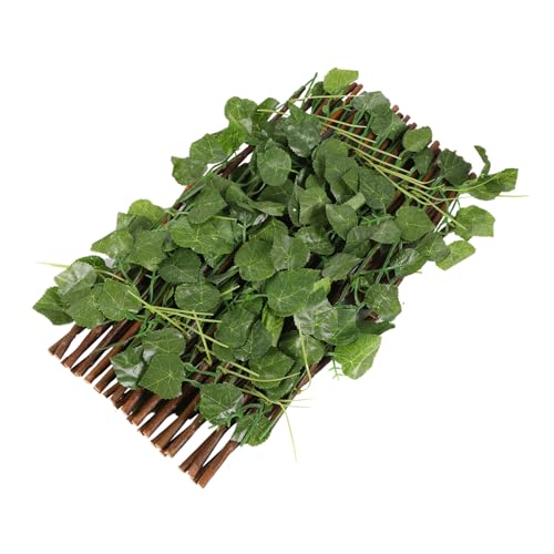 SUPVOX Clôture Artificielle Pour Décoration De Jardin Balcon Ou Maison Pliable Et Pratique