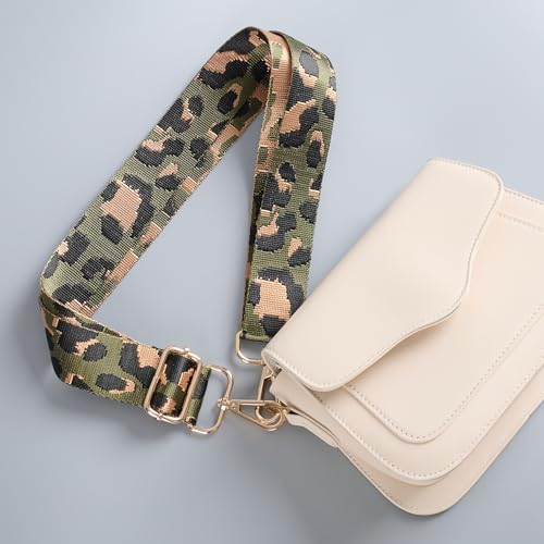 Image of chushui Leopard Print Purse Strap for Women,Adjustable Crossbody Bag Strap