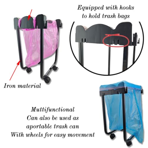 Support de chariot en carton portable et robuste avec roues - 4