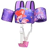 Kulahlik Toddler Swim Vest, Toddler Floaties for 22-66 lbs Boys & Girls, Kids Swim Vest with Crotch Strap & Shoulder Harness Arm Wings for 1 2 3 4 5 6 7 Years Old Baby Children Sea Beach Pooll