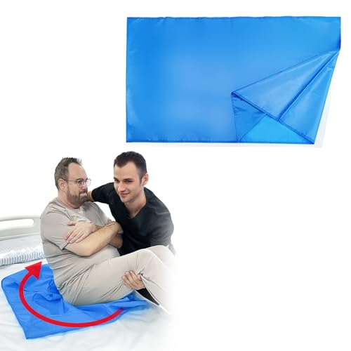 EHUCONELDEX Tubular Slide Sheet for Moving Patient,Sliding Draw Sheets to Assist Transferring Elderly or Bedridden,Used for Cars, Wheelchairs,Hospital Bed, Home Care (Dark Blue, 27.5