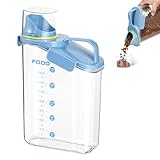 SilverChry Cubo Pienso Perro, 2.8L Dog Food Storage Bin, Botes Cocina Almacenaje con Vaso Medidor, Almacenamiento se Comida Para Perros, Caja se Almacenamiento