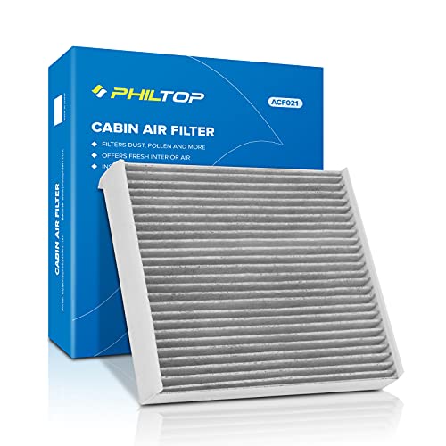 PHILTOP Cabin Air Filter, ACF021 (CF12150) Replace for Expedition, F150, F250, F350, F450, F550 Super Duty, Navigator, Premium Cabin Filter with Activated Carbon Filter