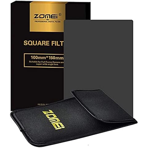 ZOMEi Full Grey Neutral Density ND16 Photography Filter Square Z-PRO Series Filter for Cokin Z Zomei Hitech 4X6 Holder -100 * 150mm Cover