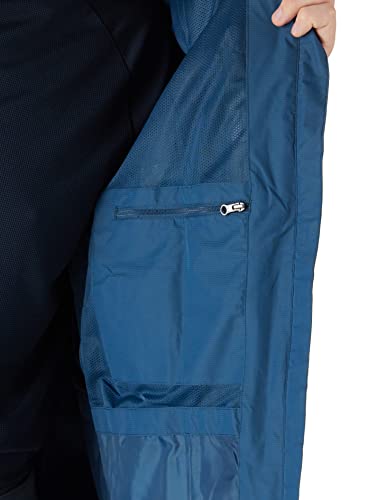 Outdoor Ventures Men's Packable Rain Jacket Waterproof Windbreaker Lightweight Raincoat With Hood #TOP2