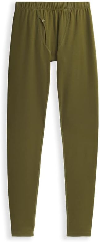 IBEX Men's Merino Woolies Tech Base Layer Bottoms, Olive, X-Large