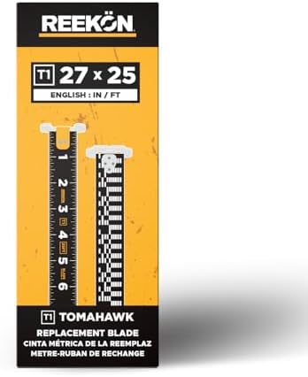 REEKON T1 Tomahawk Replacement Blade - 25 ft English Units