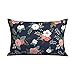 Poszewka na poduszkę kwiat słodkie bukiety w kolorze granatowym i koralowym poszewka na poduszkę abstrakcyjne nadrukowane poszewki na poduszki oddychające do sypialni, łóżko 40 x 60 cm