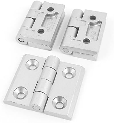 uxcell a15112300ux1352 Uxcell a15112300ux1352 Gate Aluminum Alloy Weld able Door Butt Hinge Silver Tone 3pcs, Aluminum (Pack of 3)