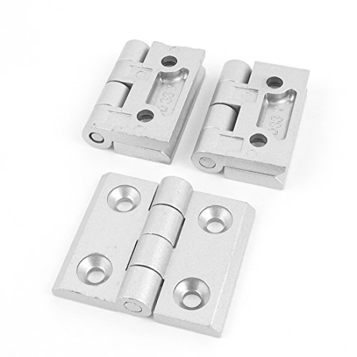 Uxcell A15112300Ux1352 Uxcell A15112300Ux1352 Gate Aluminum Alloy Weld Able Door Butt Hinge Silver Tone 3Pcs, Aluminum (Pack Of 3) #TOP1