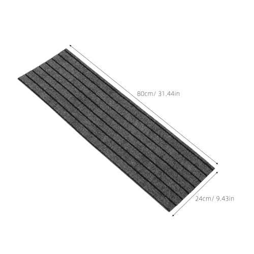 Tapis d'escalier antidérapants 24x80 cm lot de 4 marches moquette extérieure