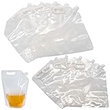 [Ahorro de espacio y portabilidad] La bolsa de agua transparente ultraligera plegable se puede enrollar para guardarla y transportarla. La bolsa de agua se puede reutilizar durante mucho tiempo. Se puede plegar cuando no se usa y se puede levantar y colocar cuando está lleno. en la mesa