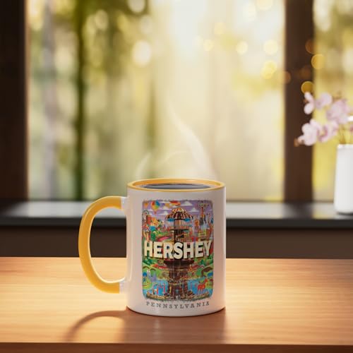 Taza cerámica Hershey Pennsylvania Chocolate Dreams 11 oz miniatura 3