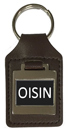 Porte-clés en cuir avec nom Oisin, l'accessoire de votre quotidien
