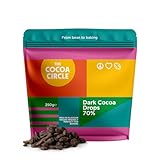 Cocoa Circle Kakaodrops – Schokolade, 250 g – zuckerarme Schokodrops für Backen, Kuvertüre, Schokobrunnen & Desserts – Keto Schokolade, Low Carb, vegan (2026)
