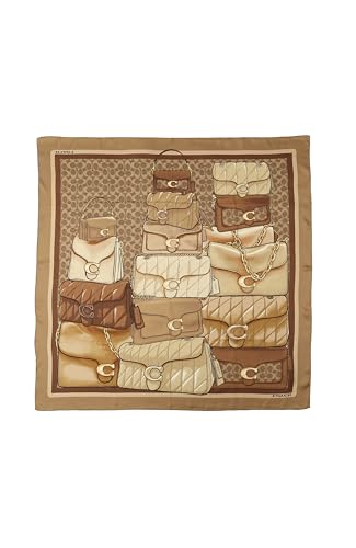 Coach womens Stacked Tabby Printed Silk Square3