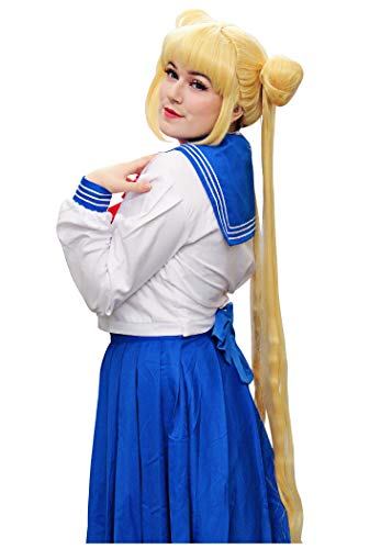 Dazcos Adult Us Size Anime Cosplay School Uniform Costume Dress For Women (Large) Blue #TOP4