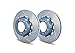 Girodisc (A1-035) Front Brake Rotor Kit Slotted for Porsche 981 Cayman, 997 mk 2