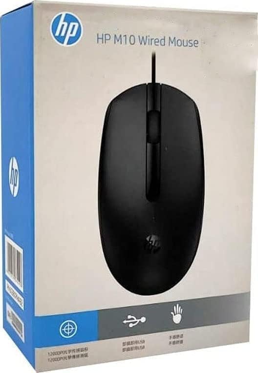 Image of HP MOUSE M10 WIRED - BLACK