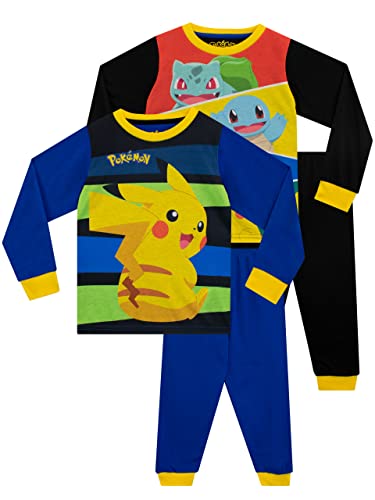 Pokemon Pijama para Niños 2 Pack Multicolor 12-13 años