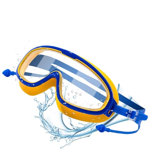 Gafas de natación para niños pequeños, gafas para niños para nadar - No hay gafas de natación gafas impermeables de natación - Gafas de sol de piscina de la piscina de los rayos UV accesorios deportiv