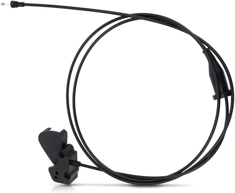 KarParts360 for Dodge Intrepid 1998-2004 Hood Release Cable | Texture Black | Plastic/Metal | with Handle | Replacement for 4580280AC