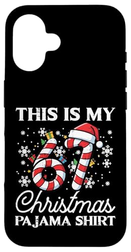 This is My 67 Christmas Pyjama Shirt Funny 6 7 Meme Xmas Hülle für iPhone 16