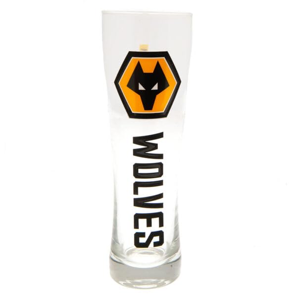 Wolverhampton Wanderers Shot Glass Bicchierino Da Liquore - Calcio Inglese, Vetro Quadrato Con Stemma Smaltato