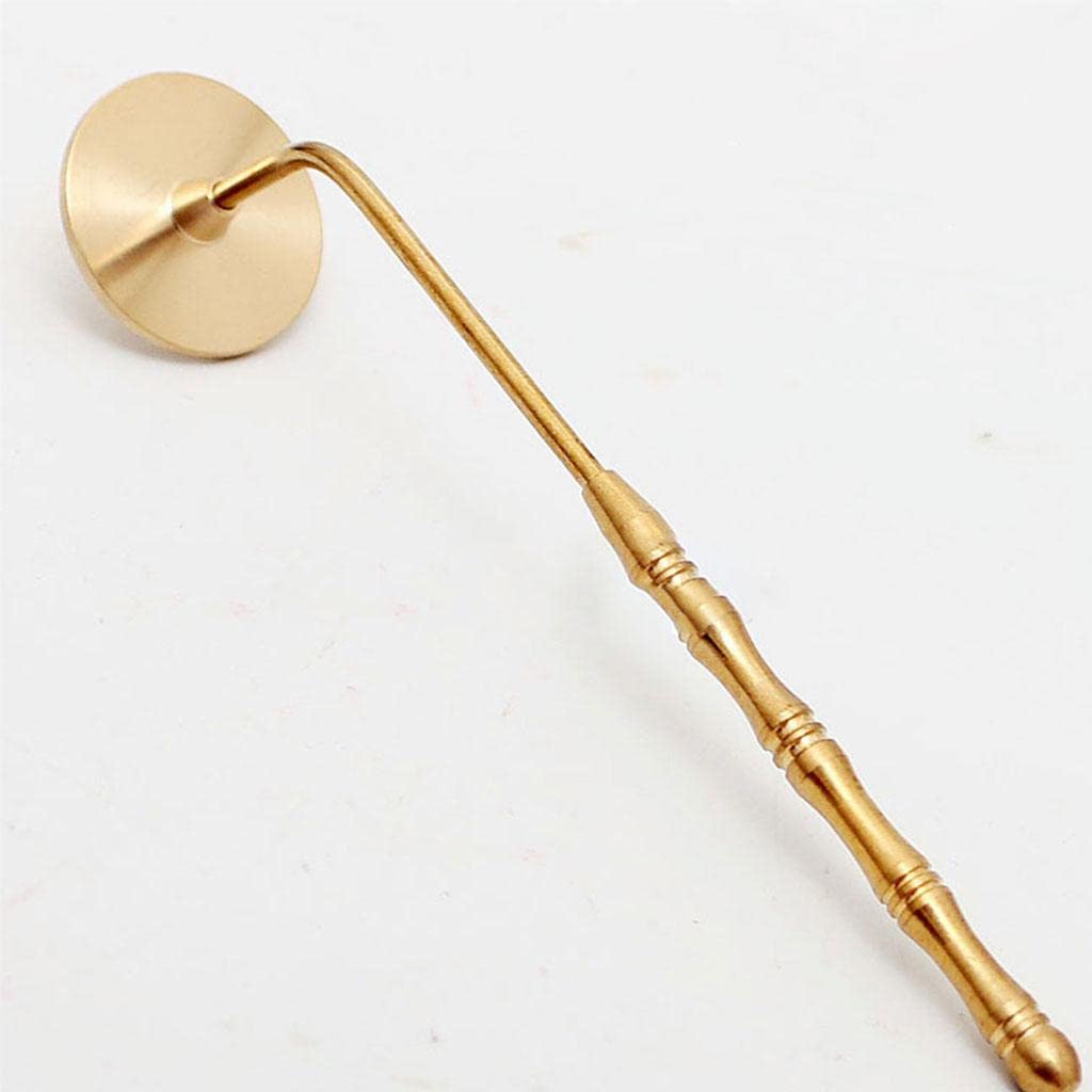 Namvo Long Handle Copper Incense Ash Press Tool, Powder Press Seal Stick Incense Fragrance Accessories for DIY Burner Stove Pot Incense Making Supplies